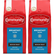 Community Coffee Breakfast Blend Ground Coffee, 32oz Bag (2 Pack)