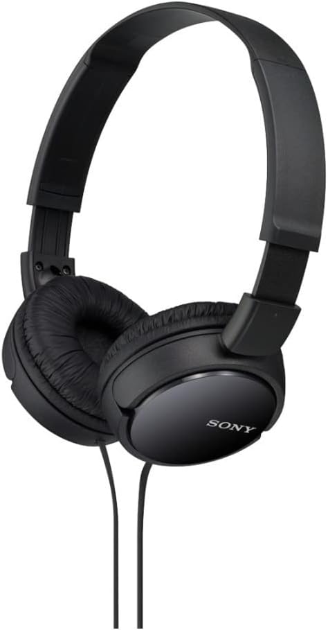 Sony ZX Series Wired On-Ear Headphones - Black (MDRZX110/BLK)