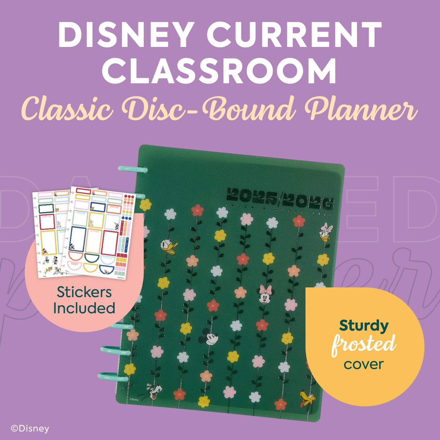 Happy Planner Disney Disc-Bound 12-Month Academic Planner (July '25-June '26)