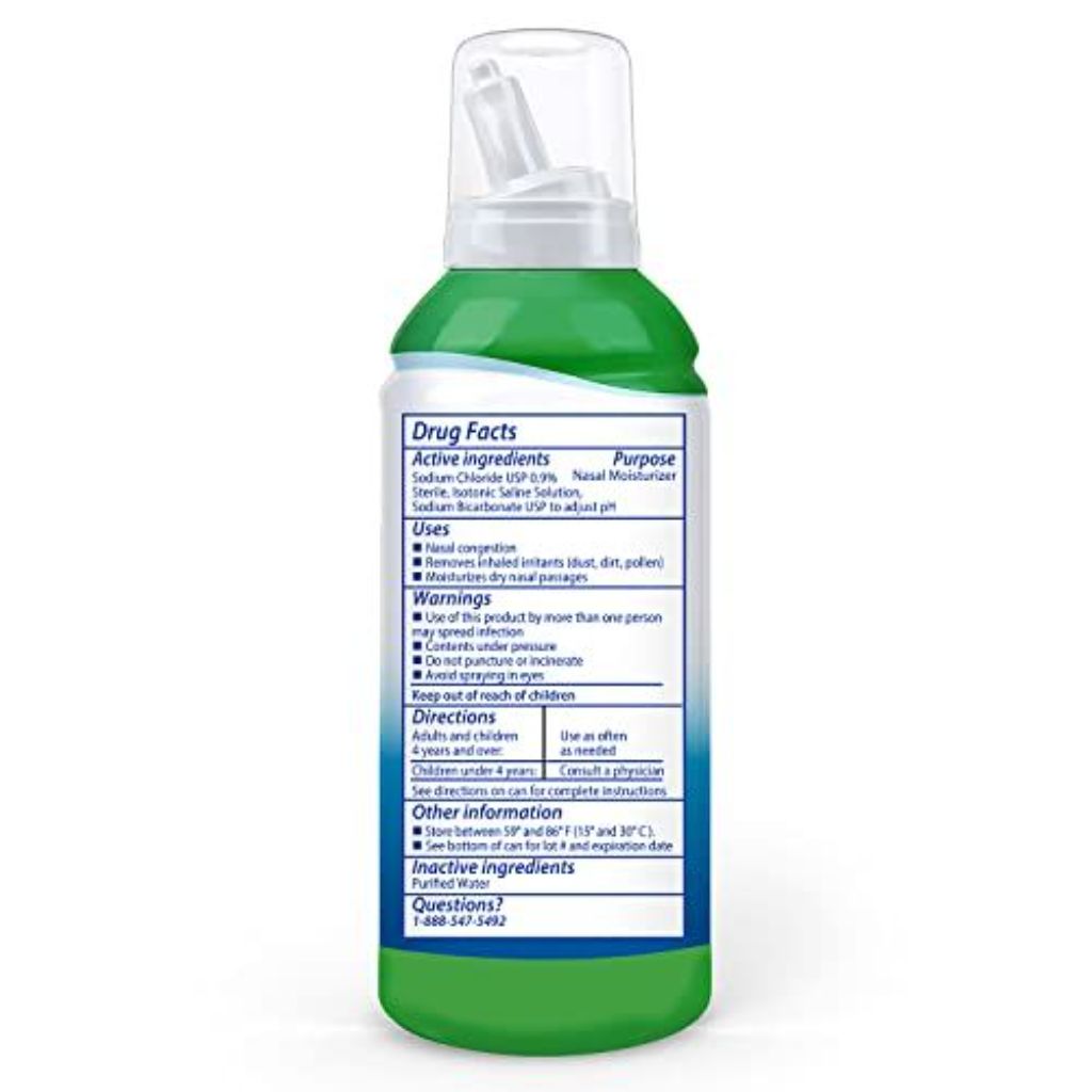 SinuCleanse Daily Care Sterile Saline Nasal Mist - 4.5 oz (2 Pack)