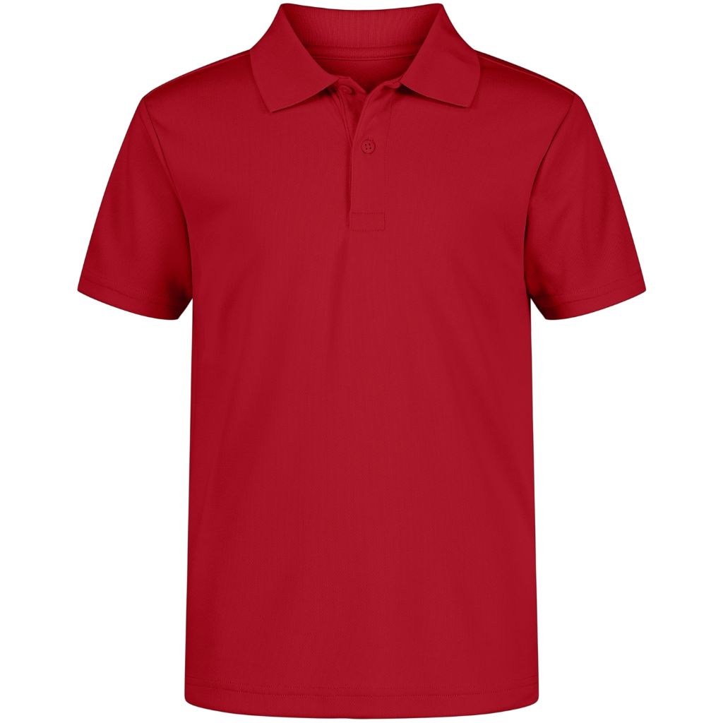 Nautica Boy's School Uniform Short-Sleeve Polo - Red, Size XL