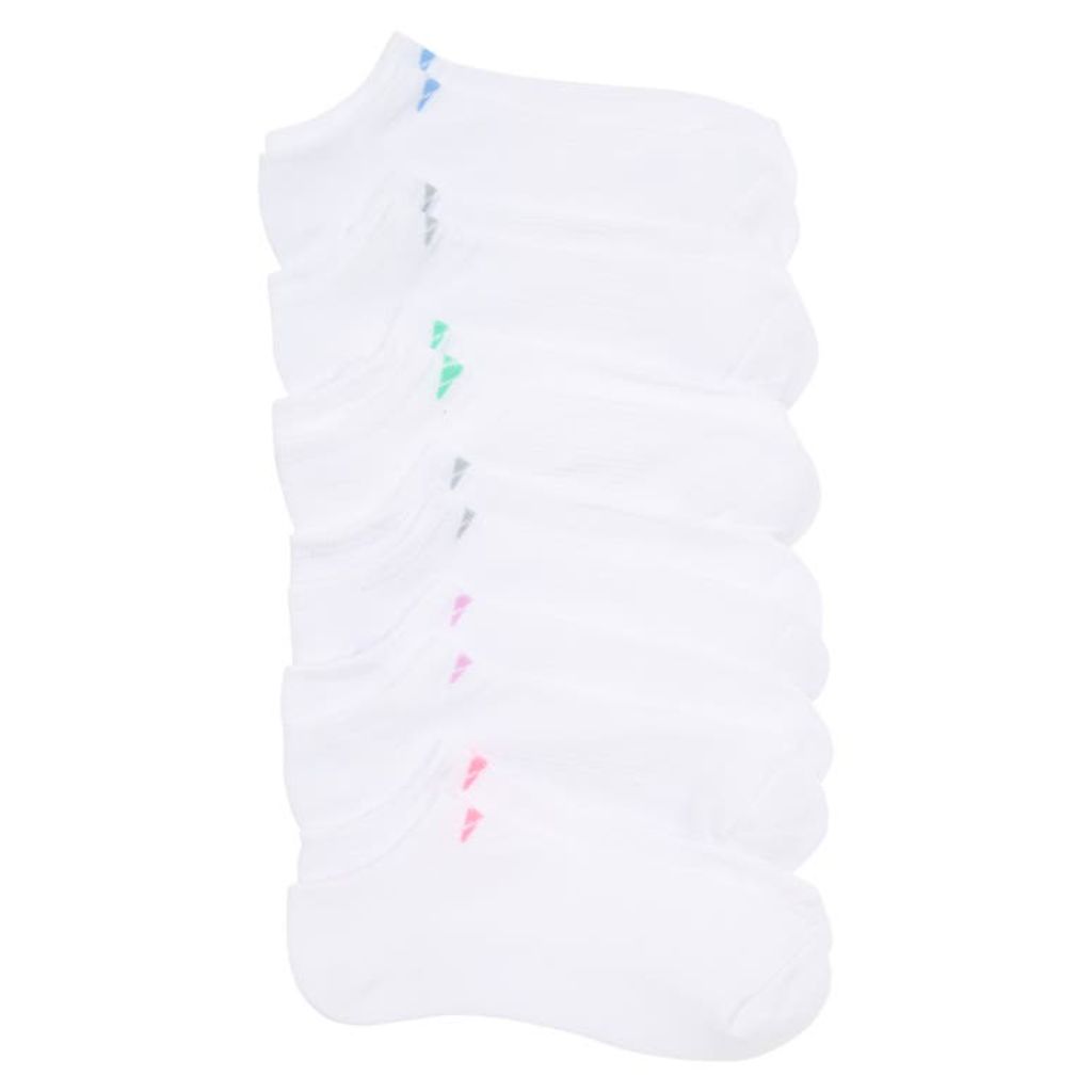 Adidas Women's Everyday Plus Cushion Crew Training Socks  - White, Shoe Size 5-10 (6 Pair)