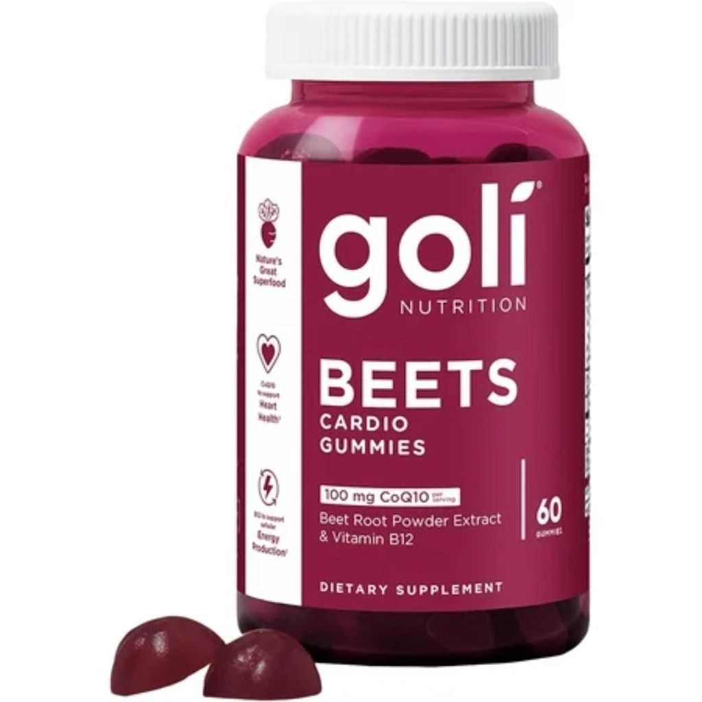 Goli Nutrition Beets Cardio Gummies w/100mg CoQ10 - 60ct