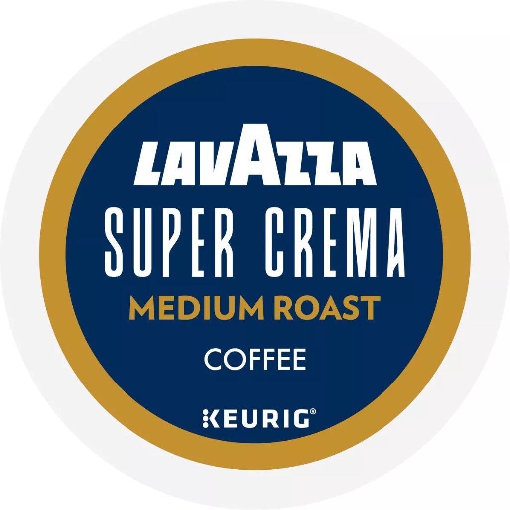 Lavazza Super Crema Medium Roast Keurig K-Cup Coffee Pods, 96ct (Bulk Packaging)