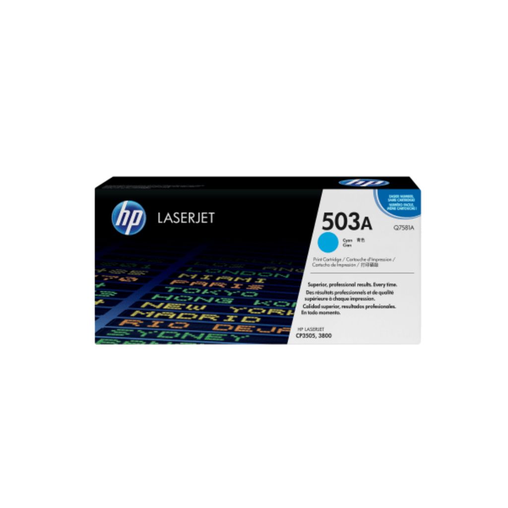 HP 503A (Q7581A) Toner Cartridge  Cyan