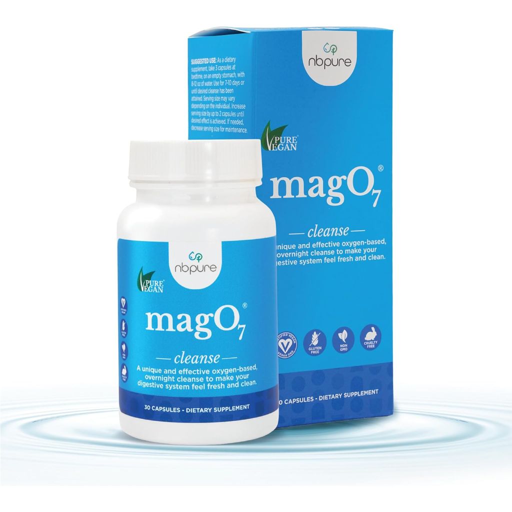 Nbpure MagO7 Cleanse & Detox Ozonated Magnesium Oxide - 30 Capsules