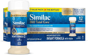 Similac 360 Total Care Ready-to-Feed Infant Formula Bottles - 2 fl. oz. (12ct.)