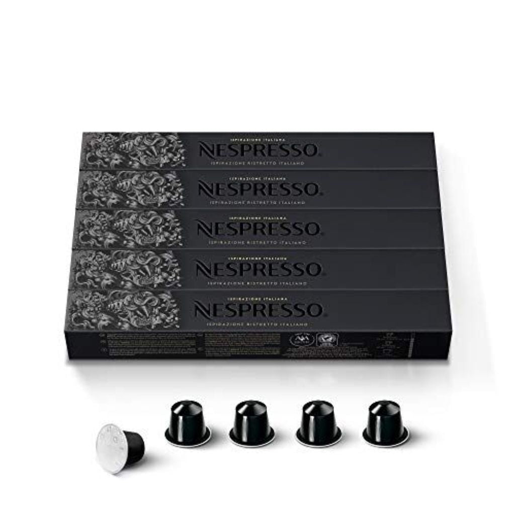Nespresso Capsules OriginalLine Coffee Pods - Ristretto Intenso, 50ct
