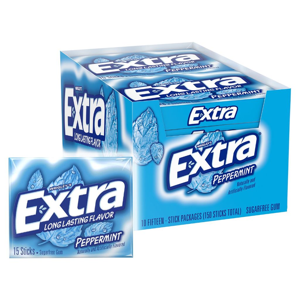 Extra 15-Count Spearmint Sugar Free Gum