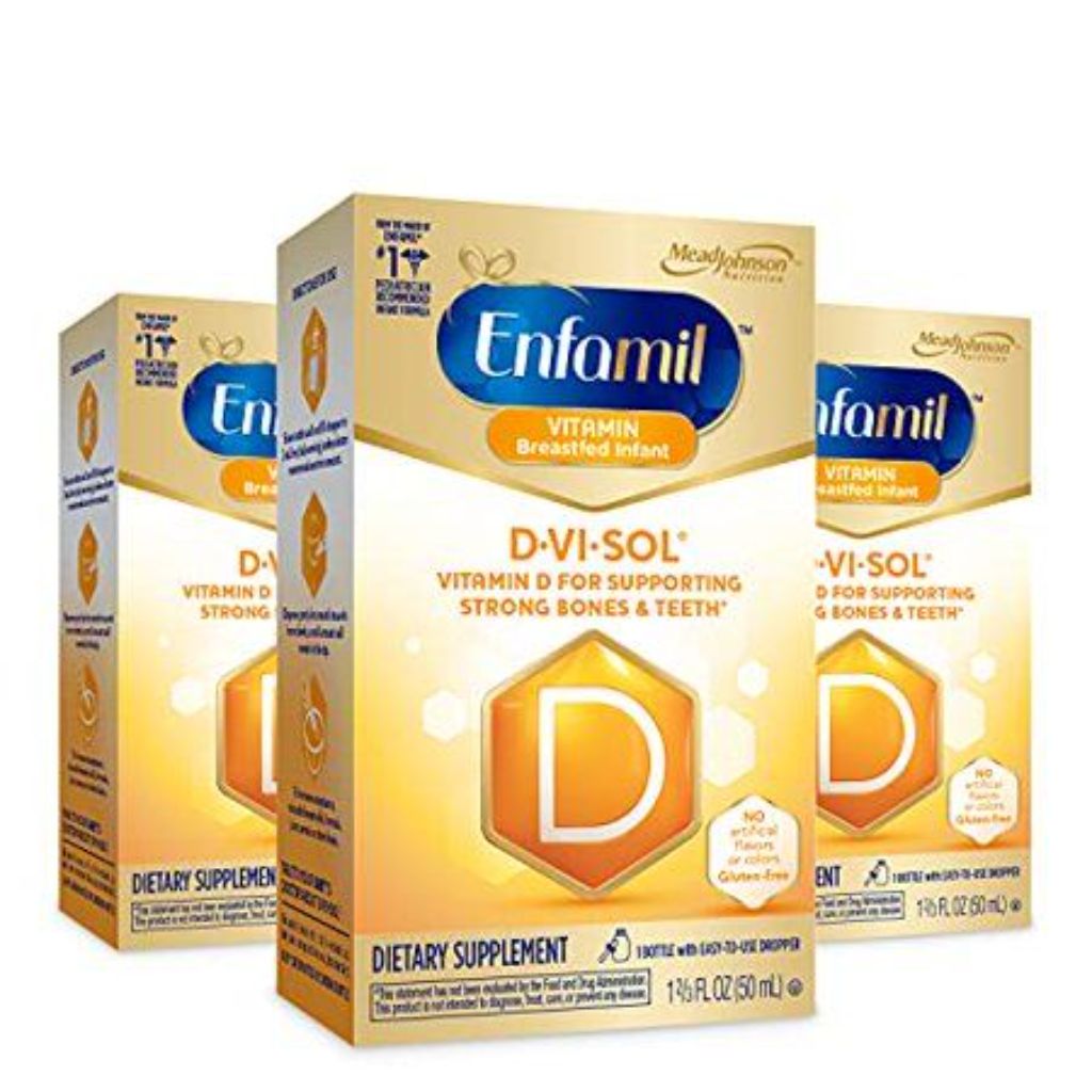Enfamil Baby Vitamin D-Vi-Sol Drops - 1 fl. oz. (3 Pack)
