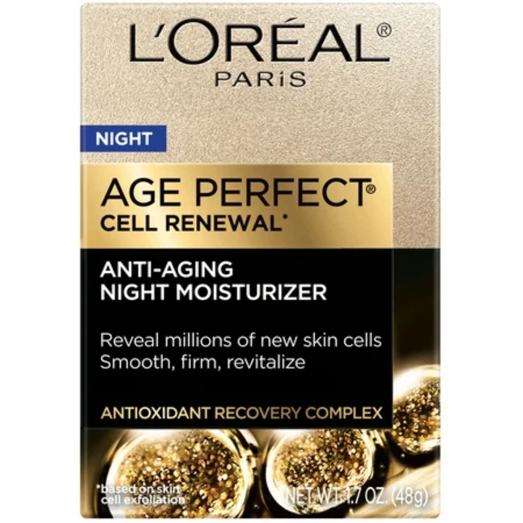 L'Oreal Paris Age Perfect Cell Renewal Anti-Aging Night Moisturizer  1.7 oz