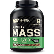 Optimum Nutrition Serious Mass Gainer Protein Powder - Chocolate, 6lb.
