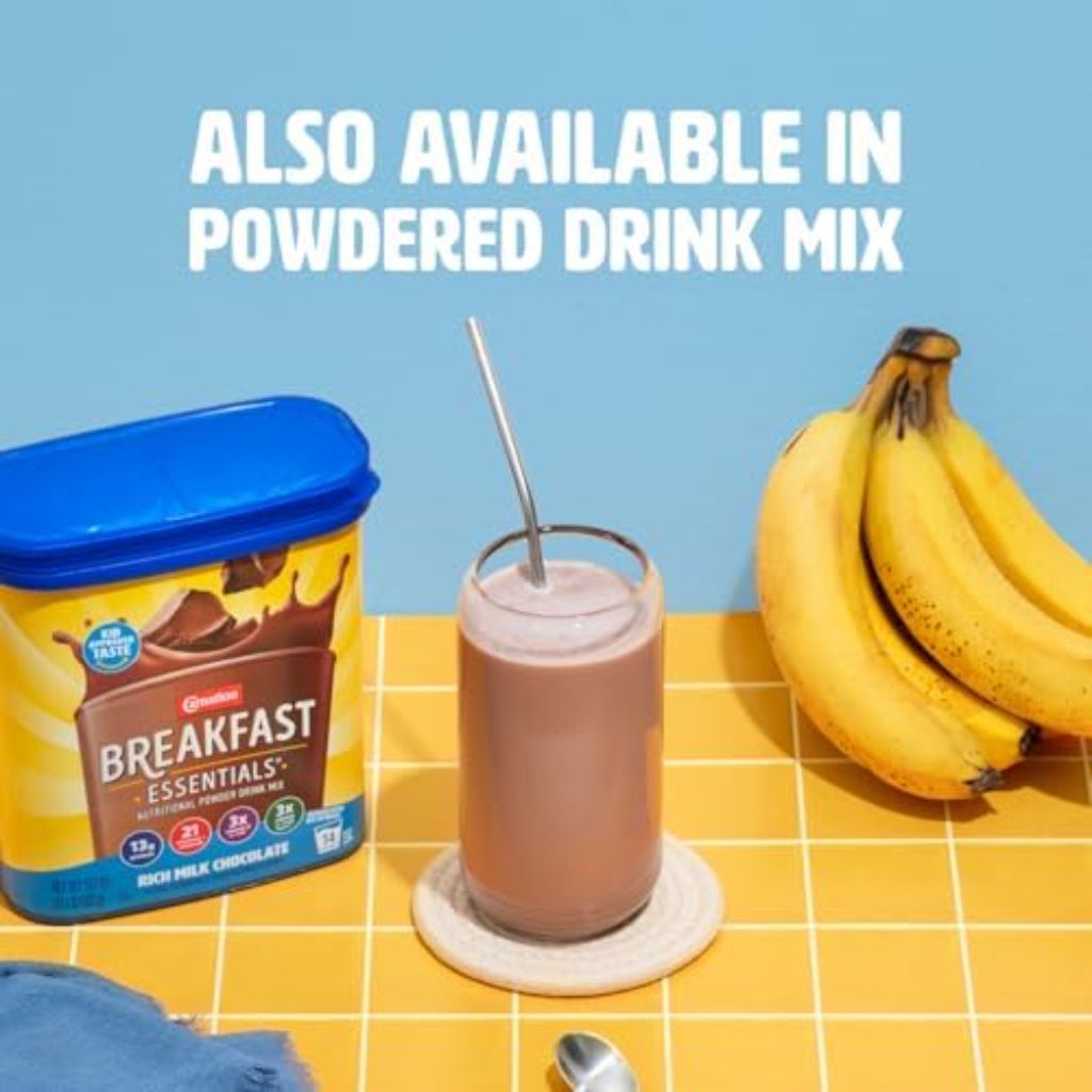 Carnation Breakfast Essentials Ready-to-Drink w/Fiber - Rich Milk Chocolate, 8 fl. oz. (24ct)