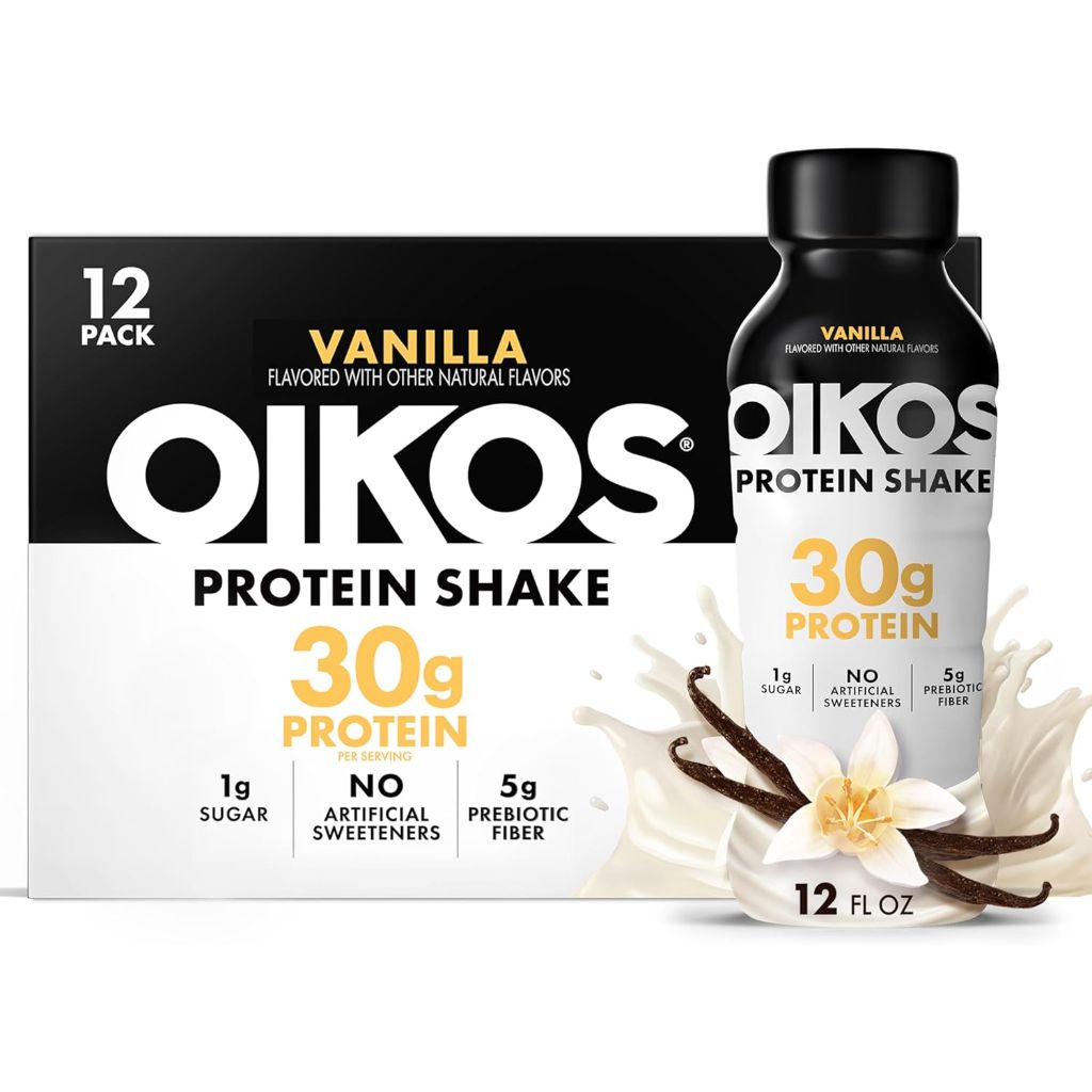Oikos Protein Shake - Vanilla, 12 fl. oz. (12 Pack)