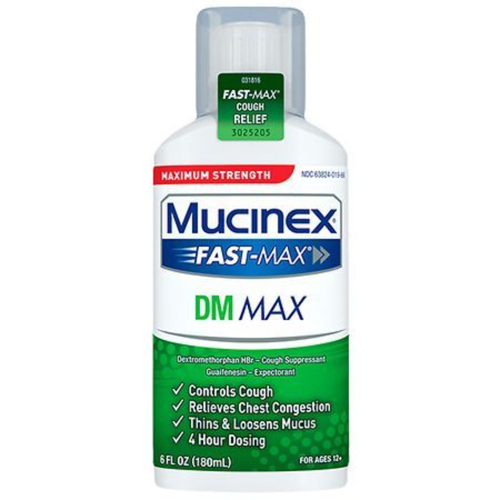 Mucinex Fast-Max DM Max Multi-Symptom Relief Liquid, 8 fl oz