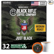 Black Rifle Coffee Company Just Black Medium Roast Keurig K-Cup Coffee Pods, 32ct.