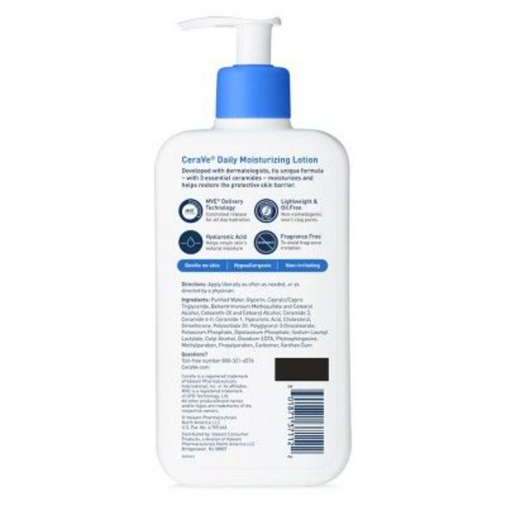 CeraVe Daily Moisturizing Face and Body Lotion for Normal to Dry Skin – 12 fl. oz.
