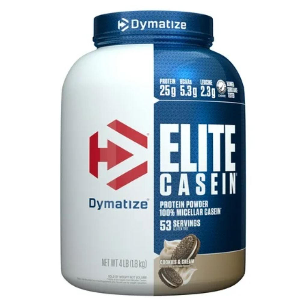 Dymatize Elite Casein Protein Powder - Cookies & Cream, 4lb.