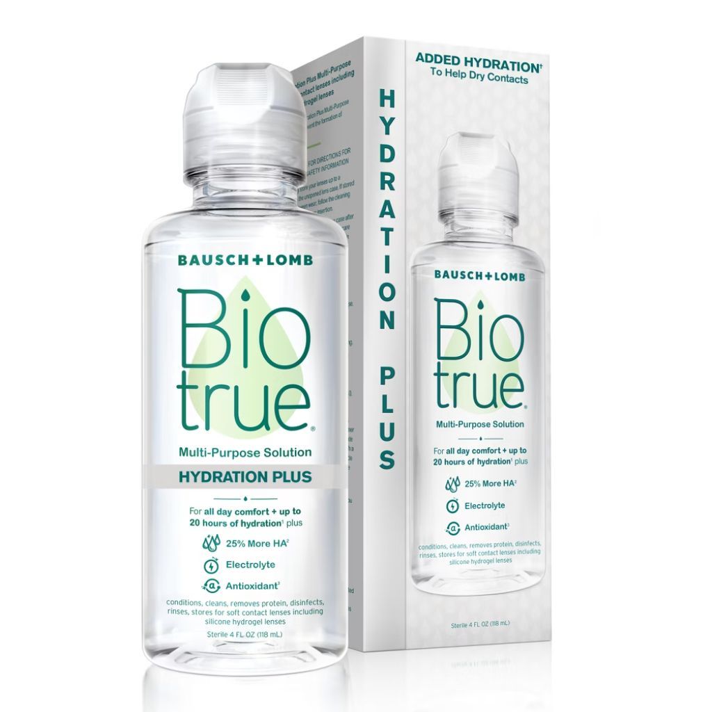 Biotrue Hydration Plus Contact Solution for Hydrating Lens Care - 4 fl. oz.