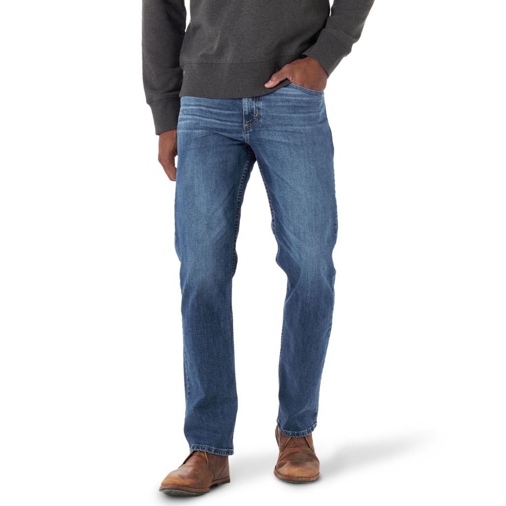Wrangler Men's Free-to-Stretch Relaxed Fit Jeans - Knox, 38W x 30L