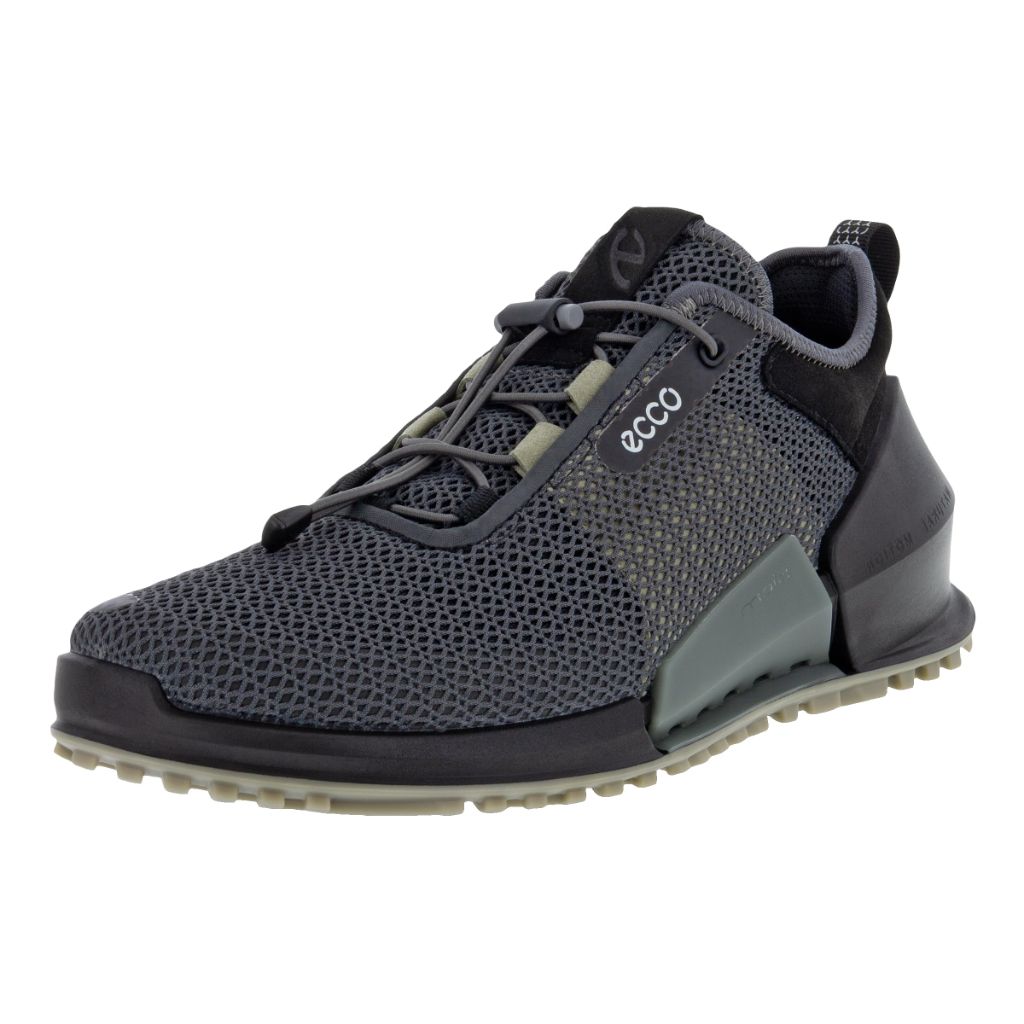 ECCO Men's Biom 2.0 Breathru Sneakers - Magnet/Black/Vetiver, Size 10-10.5
