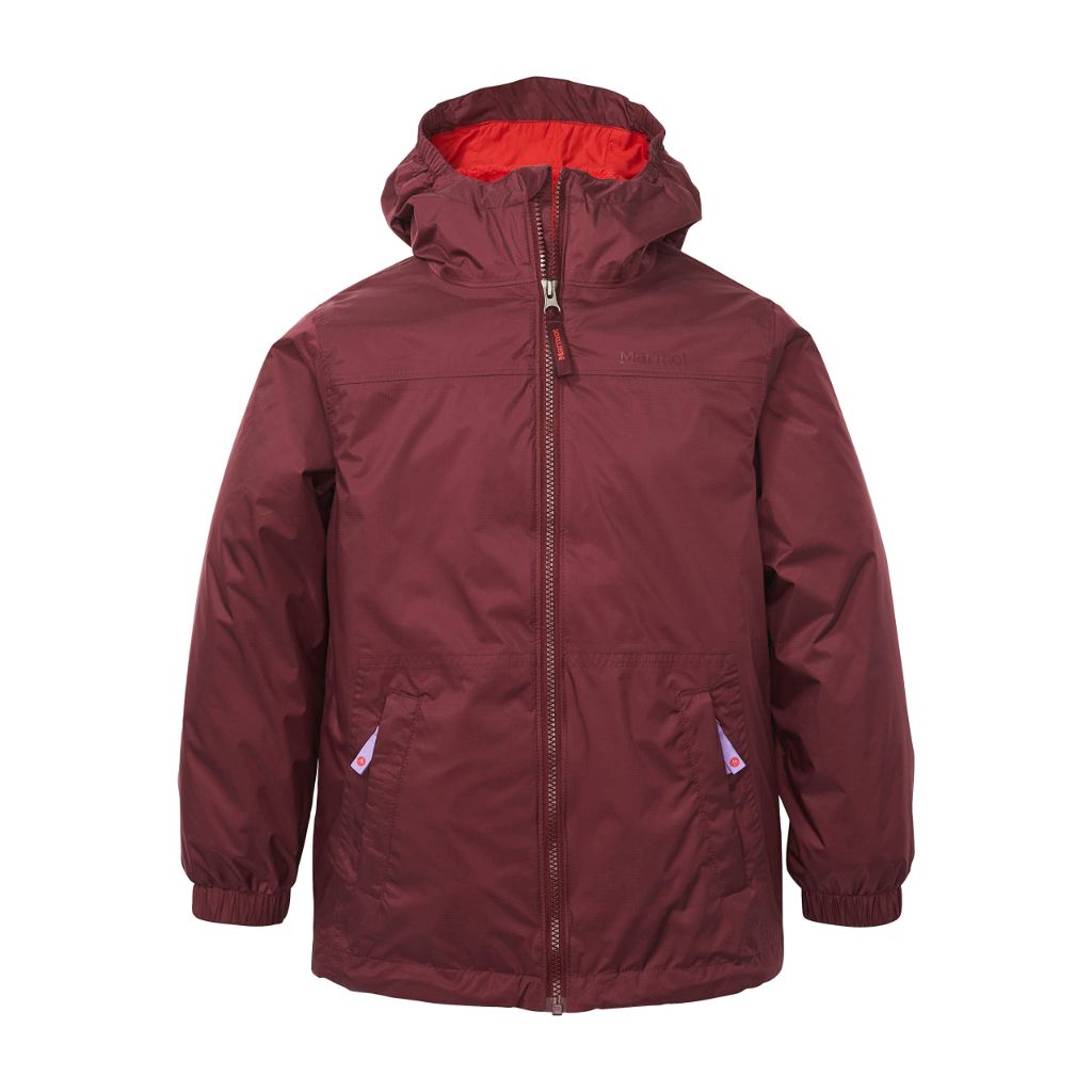 MARMOT Kid's Precip Eco Comp Jacket - Port Royal, Size Youth XL
