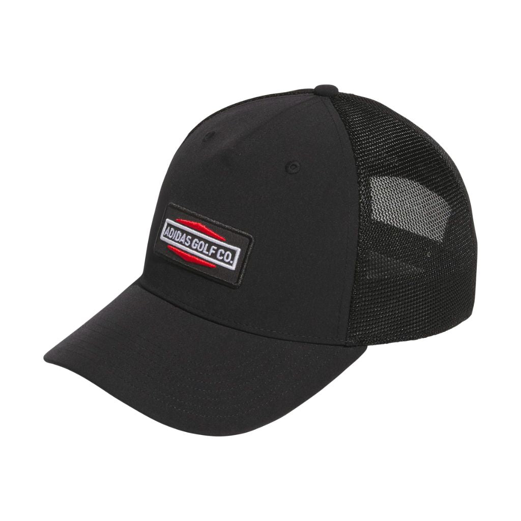 adidas Men's Company 5-Panel Trucker Hat - Black, One Size