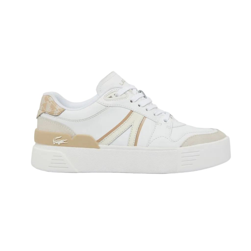 Lacoste Women's L002 Evo Leather Casual Sneakers - White, Size 9.5
