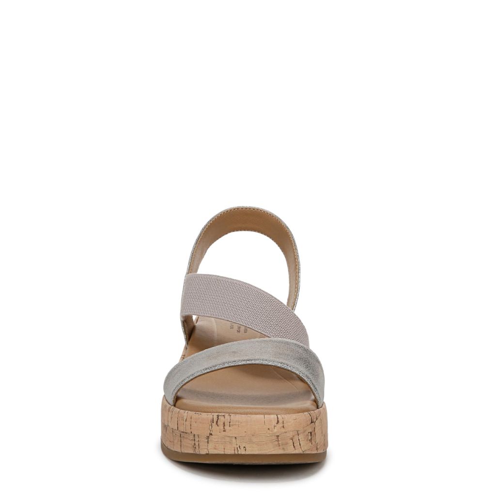 LifeStride Women's Odette Platform Sandals - Taupe, Size 8.5