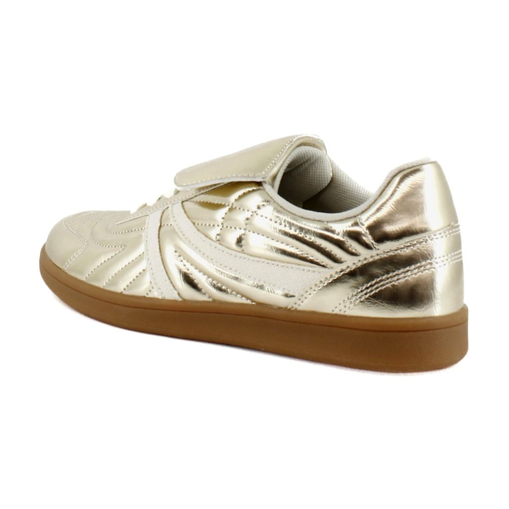 Steve Madden Women's Madrid Sneaker - Gold, Size 8