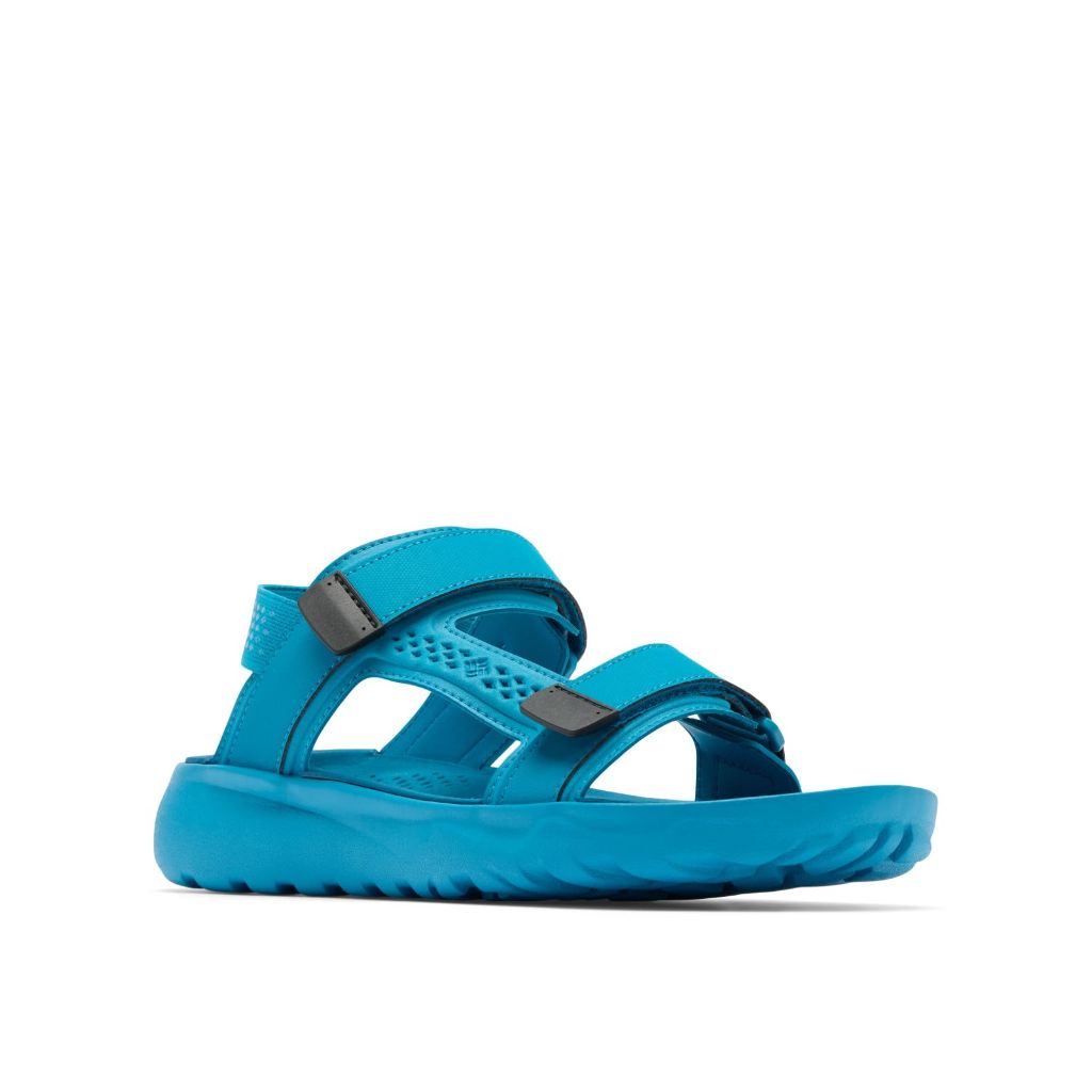 Columbia Men's Peakfreak Roam Sandal, Blue Echo/Black, Size 7