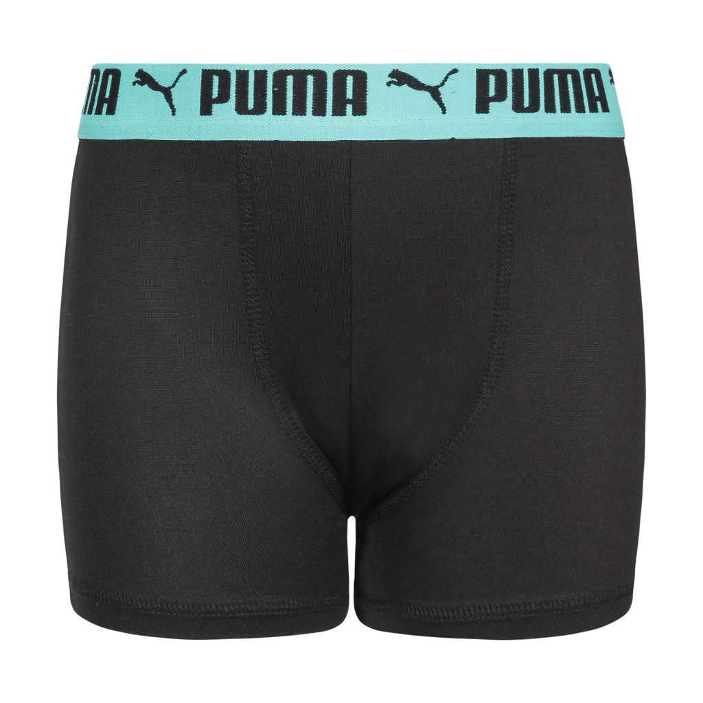 PUMA Boys' Performance Boxer Briefs - Black/Bright, Large