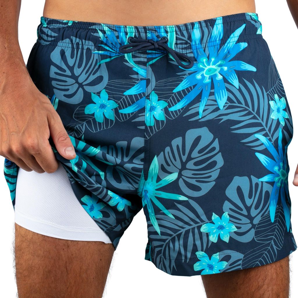 Kanu Surf 5” Adventure Men’s Swim Trunks - Navy, Size 2X