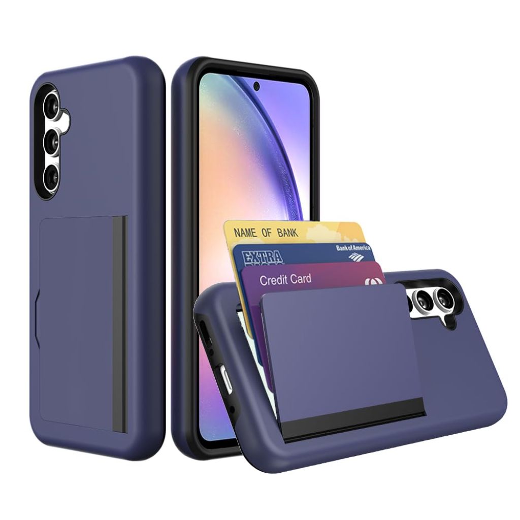 FDTCYDS Galaxy S23 FE Case with Card Holder - Cobalt