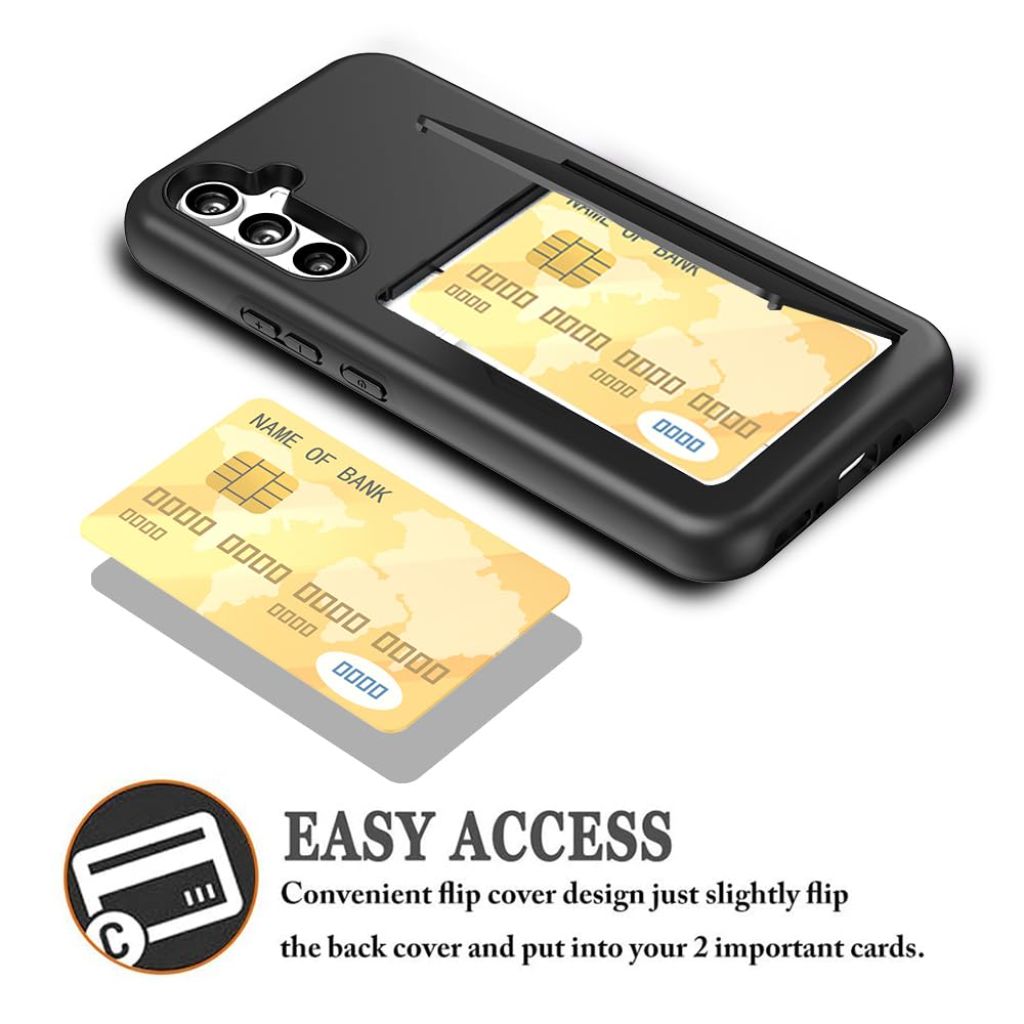 FDTCYDS Galaxy S23 FE Case with Card Holder - Cobalt
