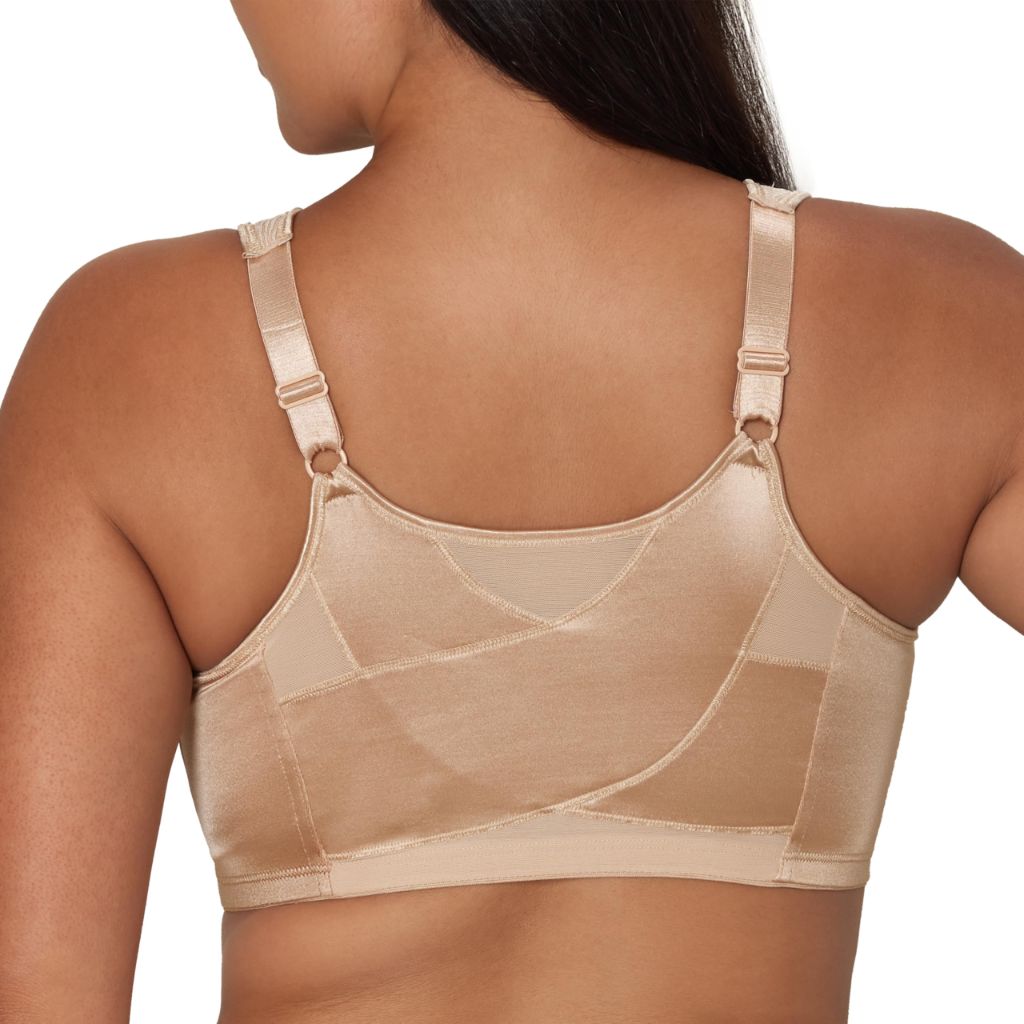 Playtex 18 Hour Extra Back Support Front Close Wireless Bra - Nude, 36C