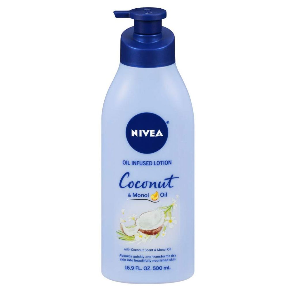 NIVEA Lotion Coconut & Monoi Oil Infused 16.9 Ounce (500ml)