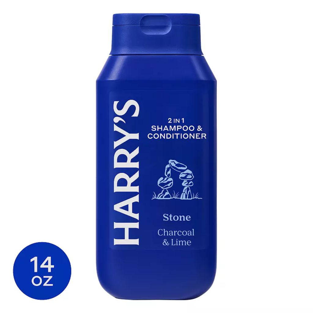 Harry's Men's 2-in-1 Shampoo and Conditioner - Stone (Charcoal & Lime), 14 fl. oz.