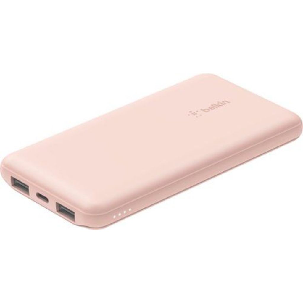 Belkin Portable Charger USB-C Power Bank 10k - Rose Gold