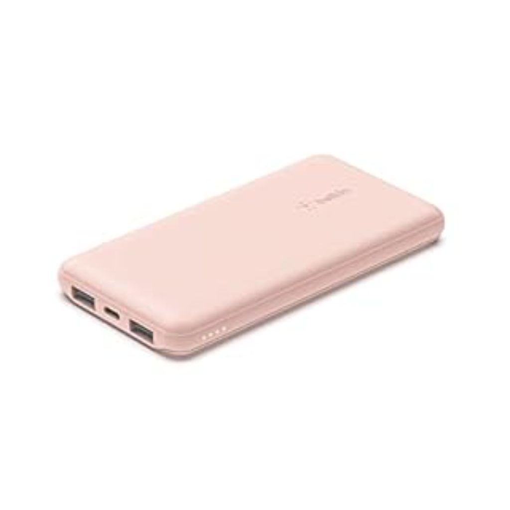 Belkin Portable Charger USB-C Power Bank 10k - Rose Gold