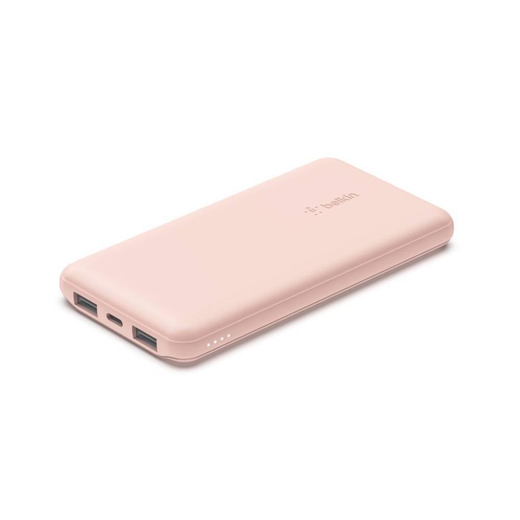Belkin Portable Charger USB-C Power Bank 10k - Rose Gold