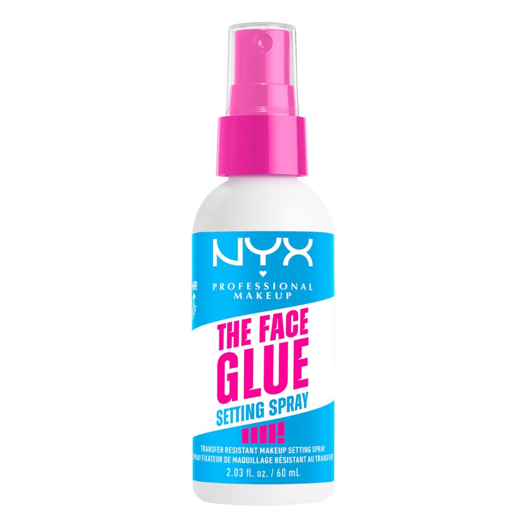 NYX Professional Makeup The Face Glue Setting Spray, Transfer-Resistant, Waterproof Setting Spray - 2 fl. oz.