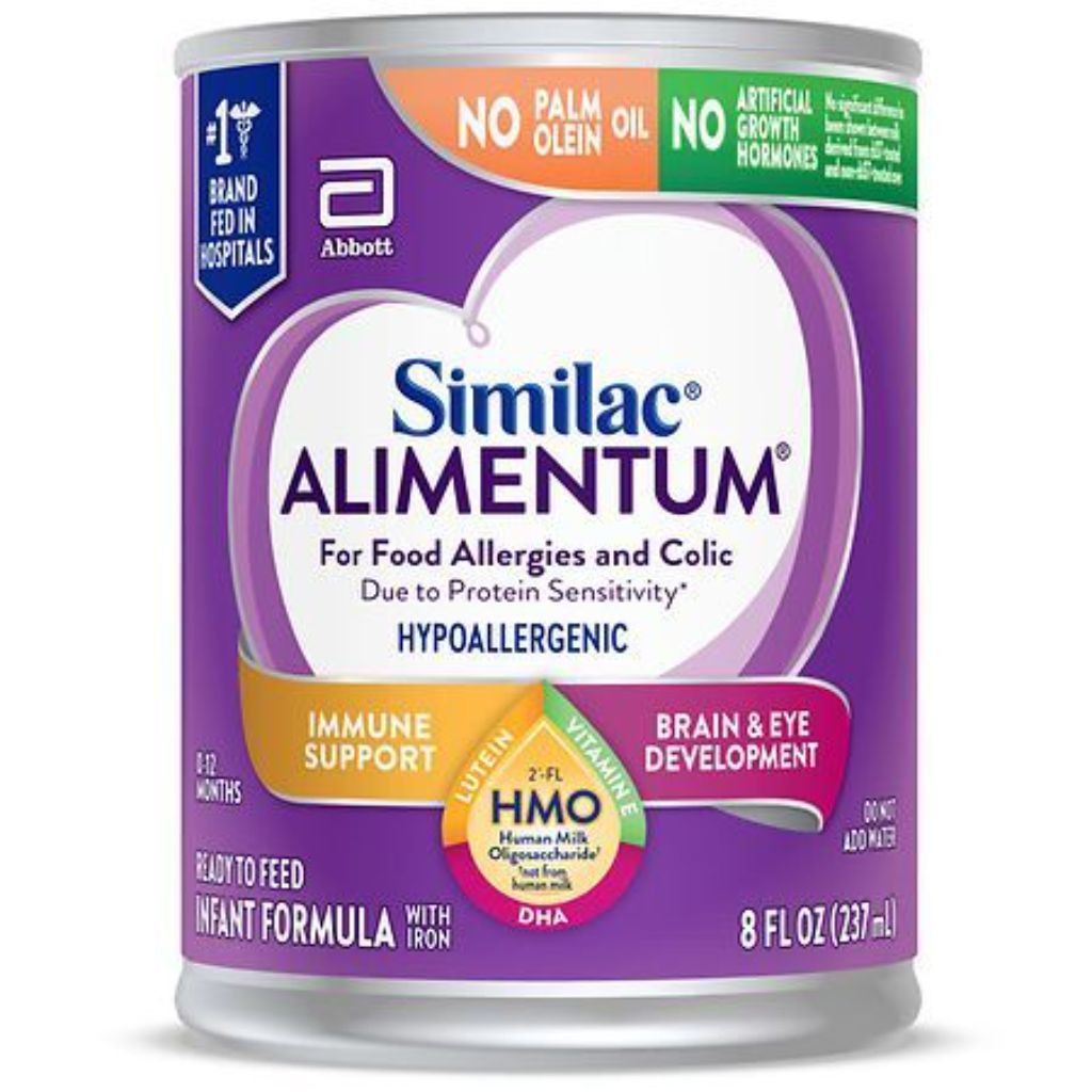 Similac Alimentum with 2-FL HMO Ready to Feed Baby Formula - 8 fl oz Each/6ct: Infant Colic & Allergy Relief