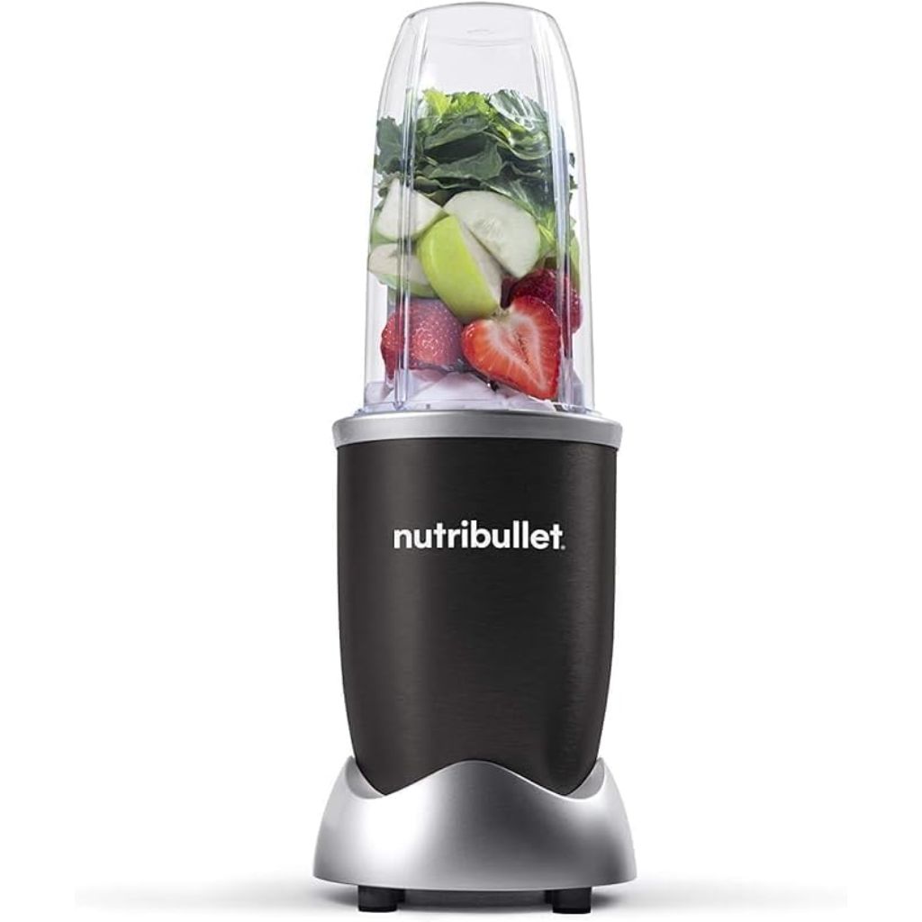 NutriBullet Pro 900W Single-Serve Blender Exclusive Bundle (Black Stainless)