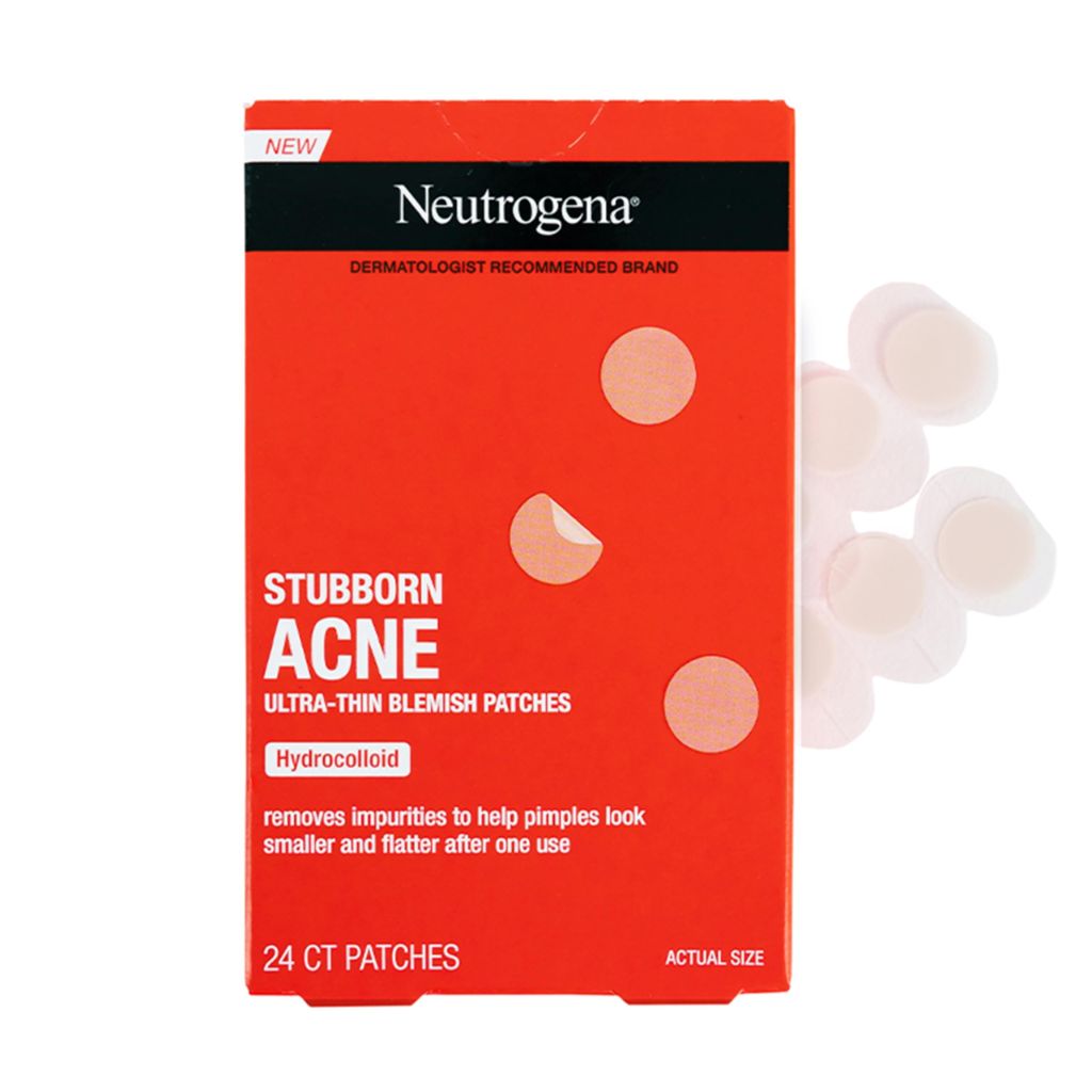 Neutrogena Stubborn Acne Ultra-Thin Patches for Acne-Prone Skin - 24 Patches