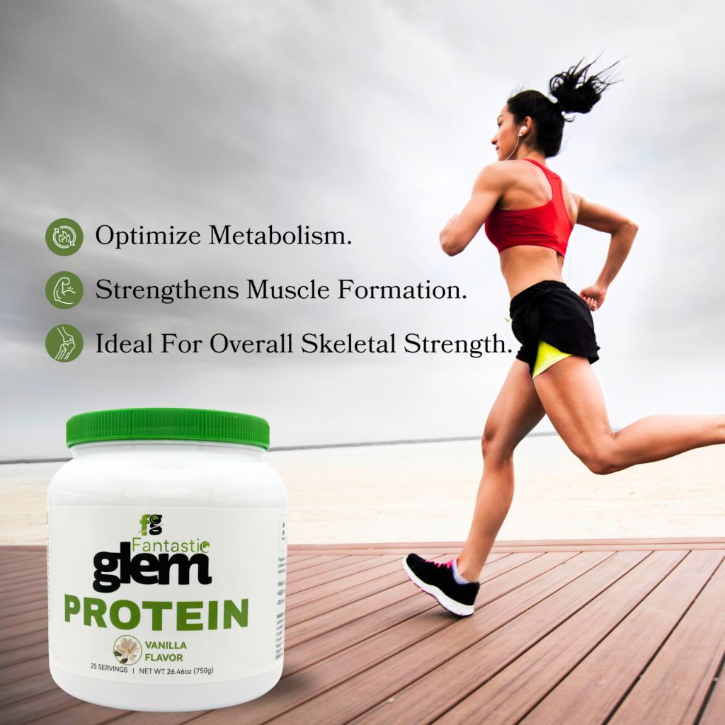 Fantastic Glem Protein Powder – Vanilla, 25svgs.