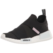 adidas Originals Women's NMD_R1 Sneakers - Black/Black/White, Size 5