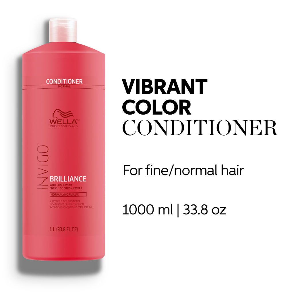 Wella Professionals Invigo Brilliance Conditioner w/Lime Caviar - 33.8 fl. oz.