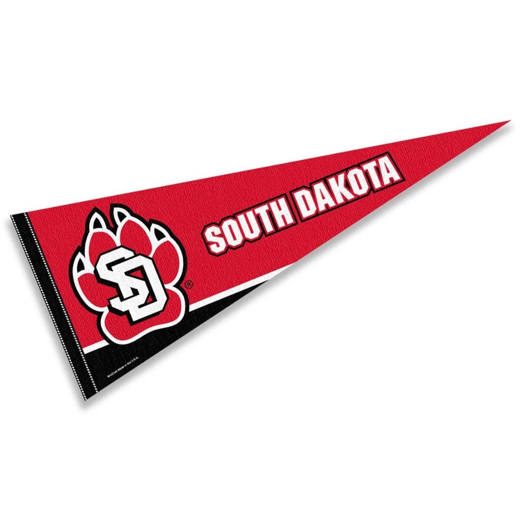 Rico Industries NCAA Rally 12" x 30" Felt Wall Décor Pennant - South Dakota Coyotes
