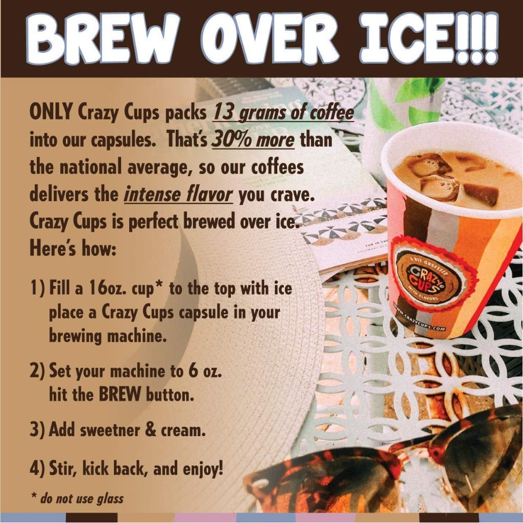 Crazy Cups Flavored Coffee Selection Variety Pack Keurig K-Cup Pods, 72ct.